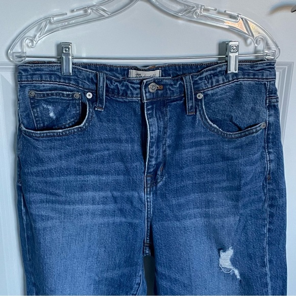 Madewell The High-Rise Slim Boyjean in Lita Wash: Step-Hem Edition 29929 - Picture 3 of 16